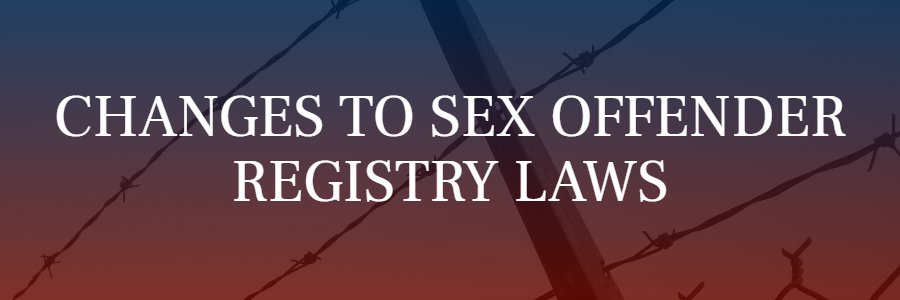 sex offender registry laws in California