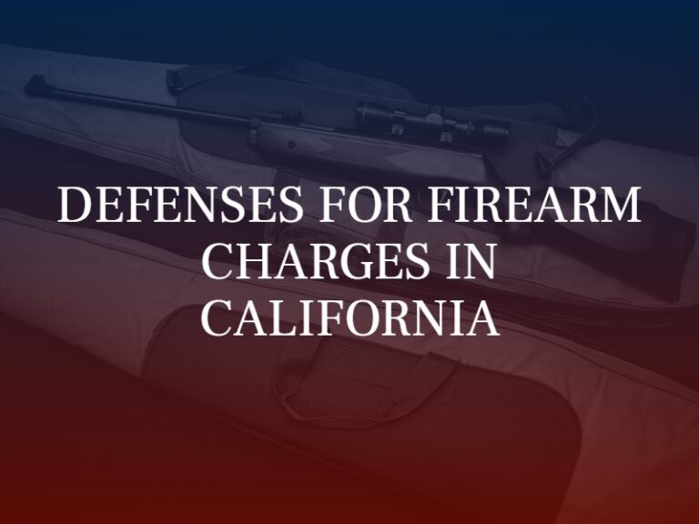 Firearm Crimes Defense Attorney Free Consultations