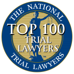 the national top 100 trial lawyers badge